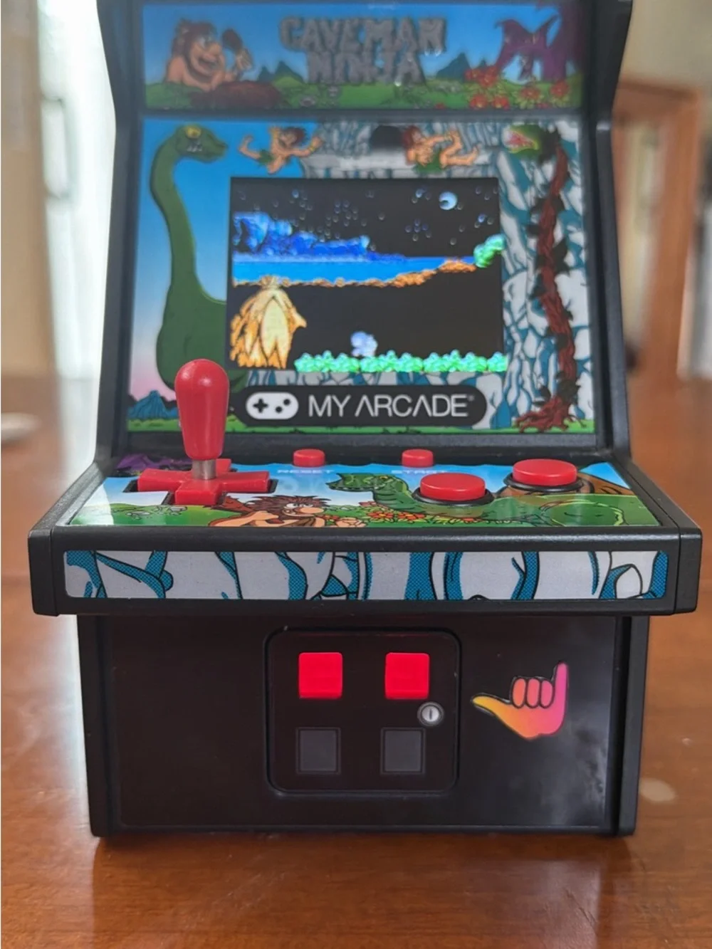 Arcade Mini Karate Champ Cabinet in Red & Blue